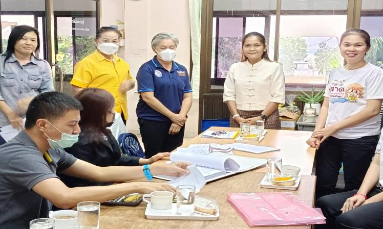 ออกตรวจติดตามและประเมินผลโครงการการใช้จ่ายเงินอุดหนุนของอบจ.ขอนแก่น กรณีให้การสนับสนุนหน่วยงานอื่น ประจำปีงบประมาณ พ.ศ. 2566  ณ ที่ว่าการอำเภอซำสูง
