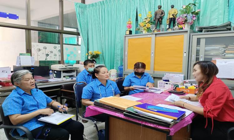 ออกตรวจติดตามและประเมินผลโครงการการใช้จ่ายเงินอุดหนุนของอบจ.ขอนแก่น ณ ที่ว่าการอำเภอบ้านแฮด