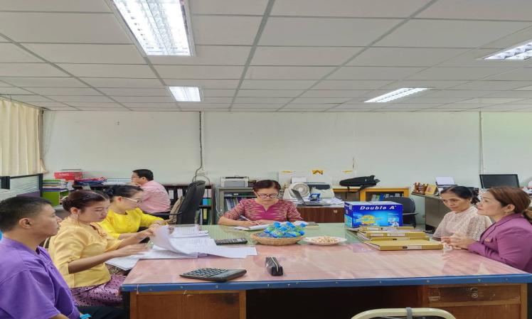 ออกตรวจติดตามและประเมินผลโครงการการใช้จ่ายเงินอุดหนุนของอบจ.ขอนแก่น กรณีให้การสนับสนุนหน่วยงานอื่น ประจำปีงบประมาณ พ.ศ. 2566  ณ สำนักงานเขตพื้นที่การศึกษาประถมศึกษาขอนแก่น เขต 1