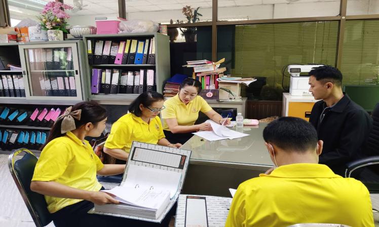ออกตรวจติดตามและประเมินผลโครงการใช้จ่ายเงินอุดหนุนของ อบจ.ขอนแก่น กรณีให้การสนับสนุนหน่วยงานอื่น ประจำปีงบประมาณ พ.ศ. 2567  ณ ที่ทำการปกครองอำเภอโนนศิลา