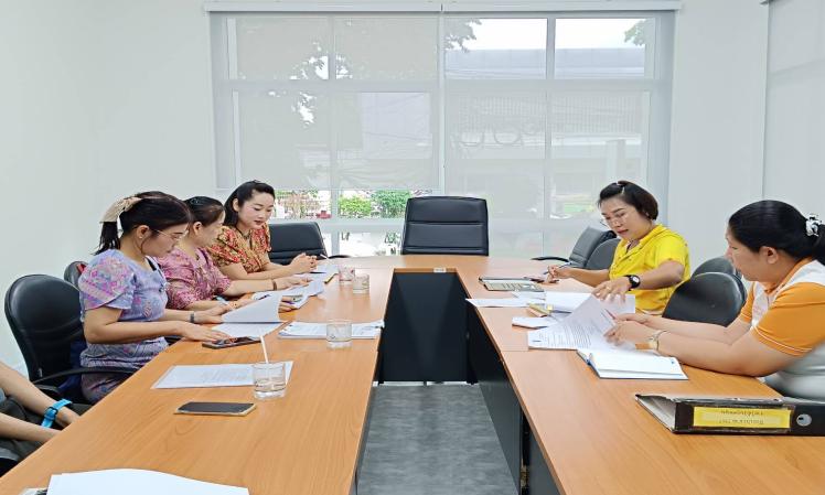 ออกตรวจติดตามและประเมินผลโครงการใช้จ่ายเงินอุดหนุนของ อบจ.ขอนแก่น กรณีให้การสนับสนุนหน่วยงานอื่น ประจำปีงบประมาณ พ.ศ. 2567 ณ สำนักงานเหล่ากาชาดจังหวัดขอนแก่น