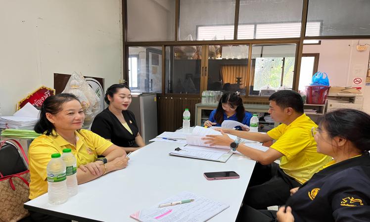 ออกตรวจติดตามและประเมินผลโครงการการใช้จ่ายเงินอุดหนุนของ อบจ.ขอนแก่น กรณีให้การสนับสนุนหน่วยงานอื่น ประจำปีงบประมาณ พ.ศ. 2567 ณ ที่ทำการปกครองอำเภอมัญจาคีรี