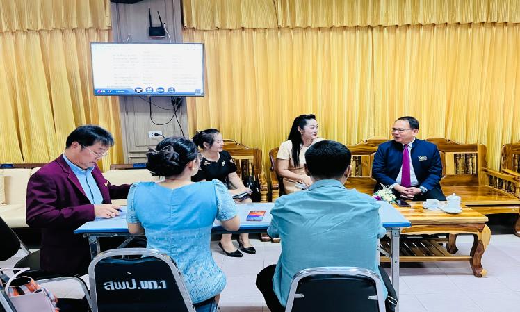 ออกตรวจติดตามและประเมินผลโครงการการใช้จ่ายเงินอุดหนุนของ อบจ.ขอนแก่น กรณีให้การสนับสนุนหน่วยงานอื่น ประจำปีงบประมาณ พ.ศ. 2567 ณ สำนักงานเขตพื้นที่การศึกษาประถมศึกษาขอนแก่น  เขต 1