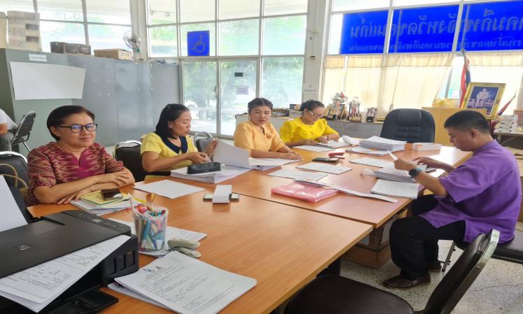 ออกตรวจติดตามและประเมินผลโครงการการใช้จ่ายเงินอุดหนุนของอบจ.ขอนแก่น กรณีให้การสนับสนุนหน่วยงานอื่น ประจำปีงบประมาณ พ.ศ. 2566  ณ สมาคมกีฬาแห่งจังหวัดขอนแก่น