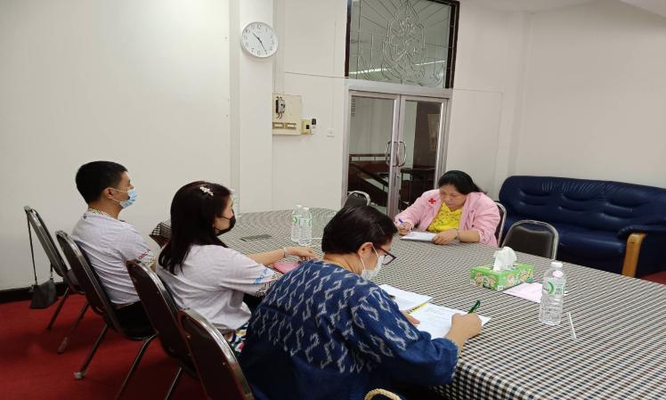 ออกตรวจติดตามและประเมินผลโครงการการใช้จ่ายเงินอุดหนุนของอบจ.ขอนแก่น กรณีให้การสนับสนุนหน่วยงานอื่น ประจำปีงบประมาณ พ.ศ. 2566 ณ สำนักงานเหล่ากาชาดจังหวัดขอนแก่น