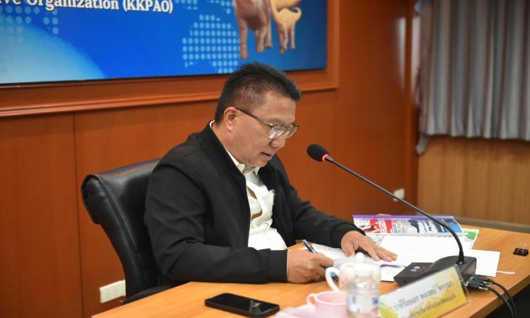 การประชุมคณะกรรมการบริหารจัดการความเสี่ยงองค์การบริหารส่วนจังหวัดขอนแก่น ประจำปีงบประมาณ พ.ศ.2568 ครั้งที่ 1